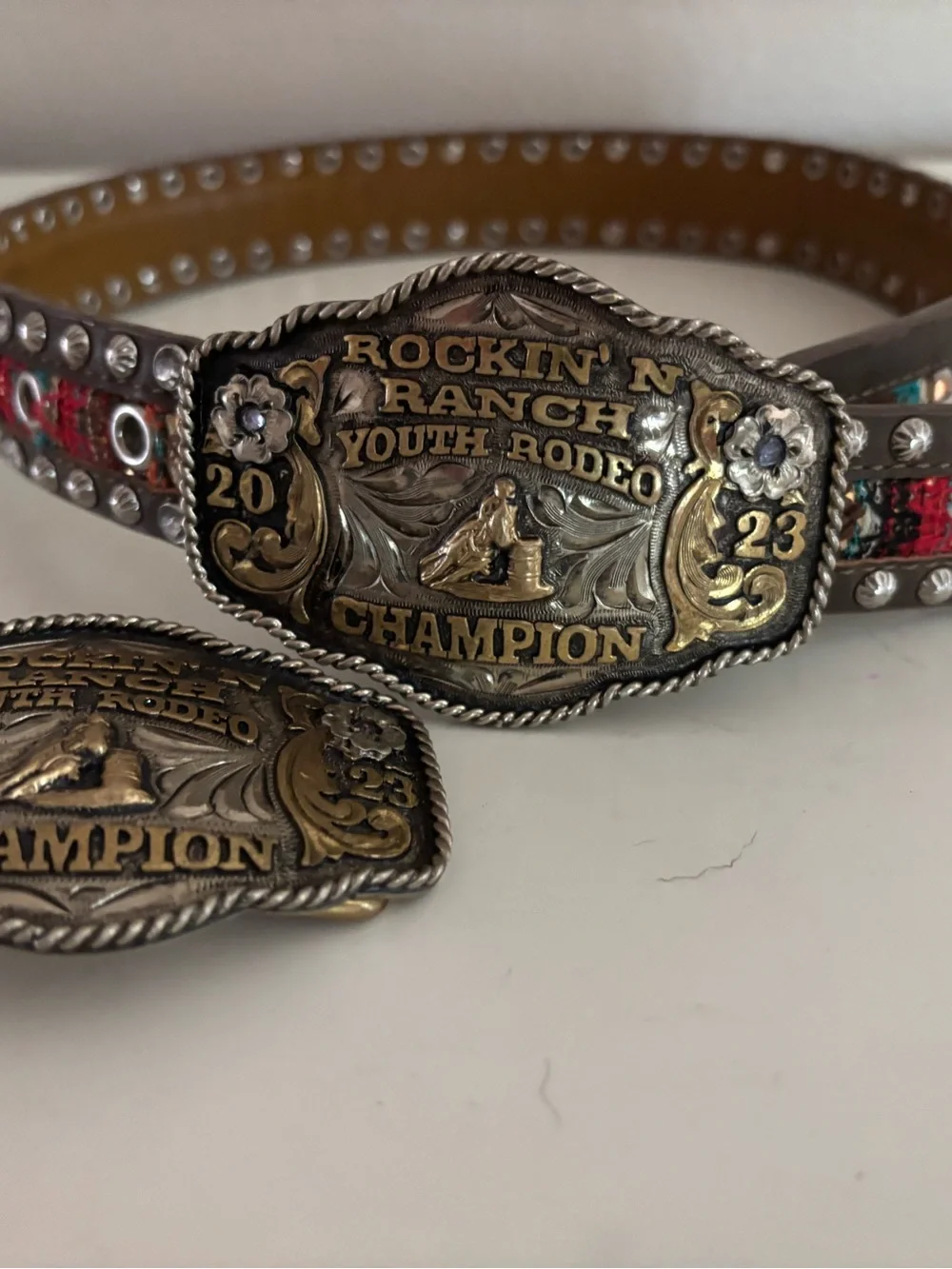 Toddler Belt Buckle Barrel Racer